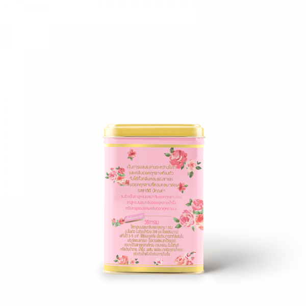 Oolong  Tea  Powder  Mixed  Rose  Petals