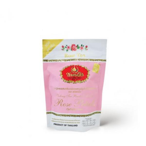 ชาอู่หลงผสมกลีบดอกกุหลาบปรุงสำเร็จชนิดผง