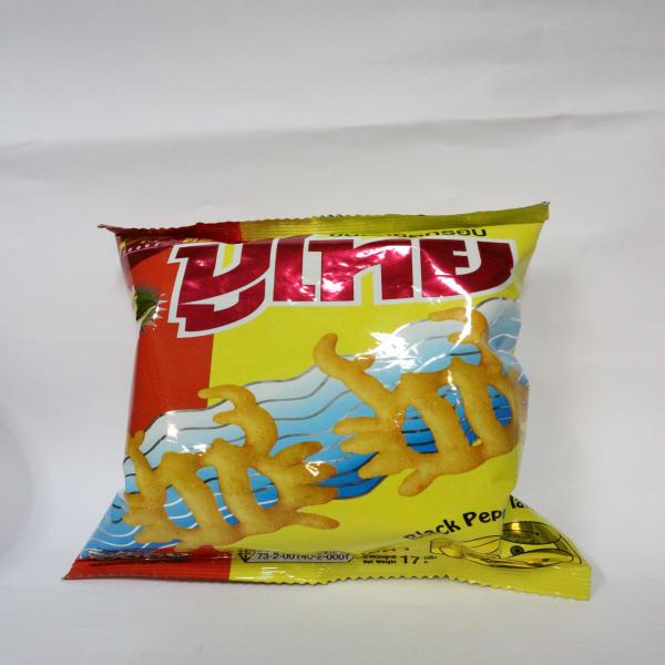 CRISPY SNACK PU THAI BRAND BLACK PEPPER FLAVOR