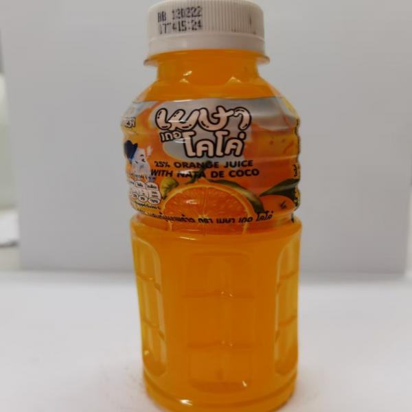 25% Orange Juice With Nata De Coco