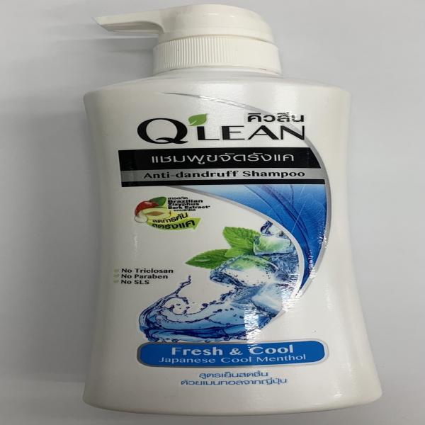 Q'lean Anti Dandruff Shampoo Fresh & Cool  340 ml, 170 ml, 70 ml 300 ml (Refill)
