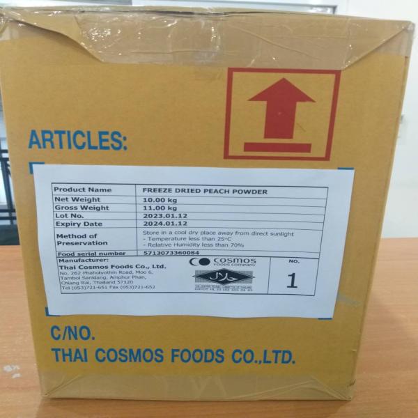 FREEZE DRIED PEACH POWDER