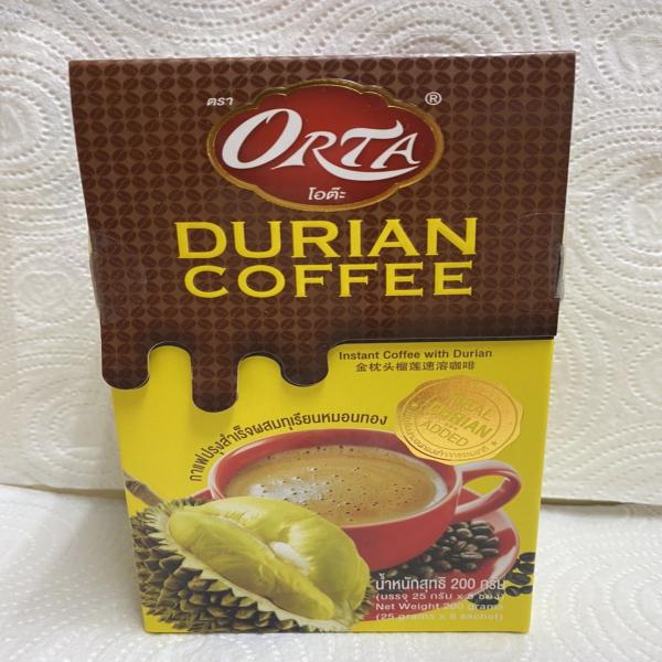 กาแฟปรุงสำเร็จผสมทุเรียนหมอนทอง