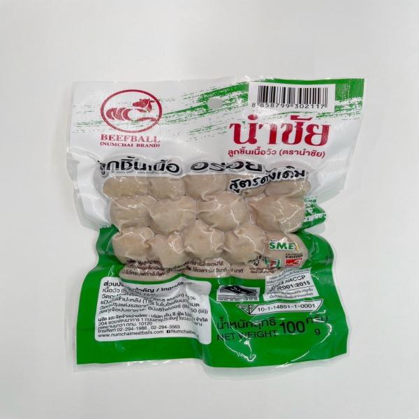 BEEFBALL (NUMCHAI BRAND) (Small size , Net weight 100 g)