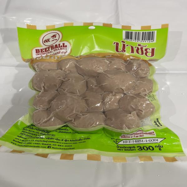 BEEFBALL (NUMCHAI BRAND) (Large size, Net weight 300 g., 150 g.)