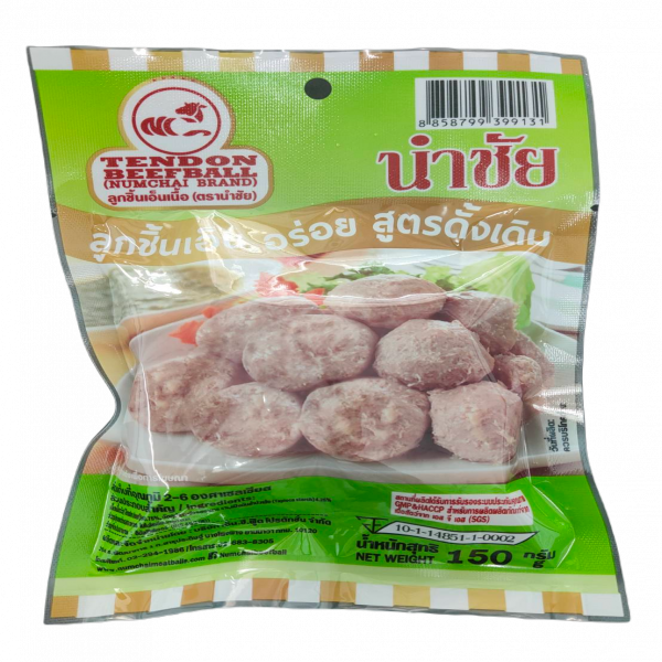 TENDON BEEFBALL (NUMCHAI BRAND) (Large size , Net weight 150 g.)
