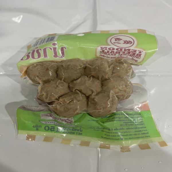 TENDON BEEFBALL (NUMCHAI BRAND) (Large size , Net weight 150 g.)