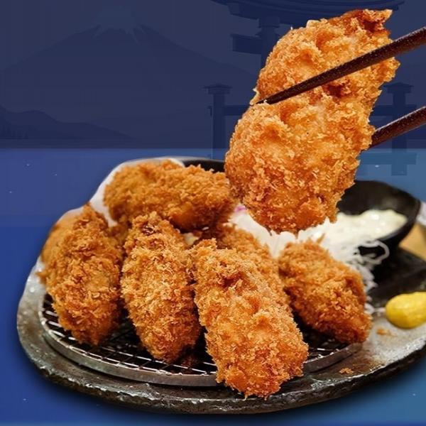 หอยนางรมชุบเกล็ดขนมปัง