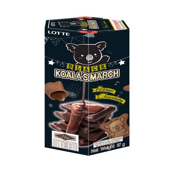 BLACK KOALA'S MARCH BITTER CHOCOLATE BISCUITS WITH COMPOUND CHOCOLATE FILLING (LOTTE ® )