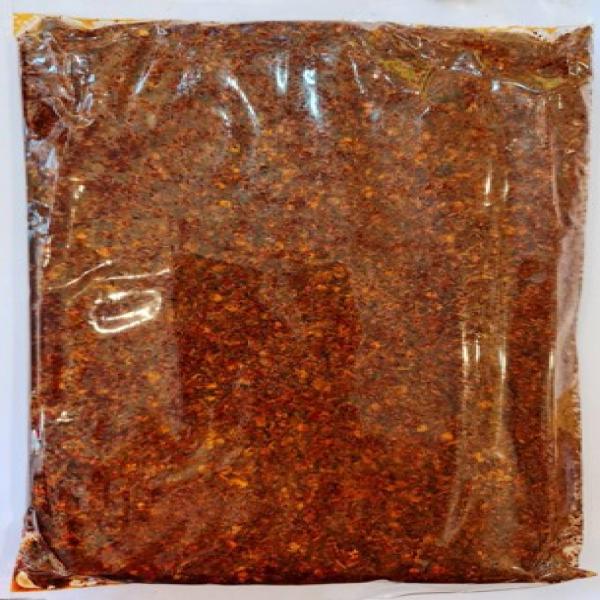 พริกผัดน้ำมันเจียว