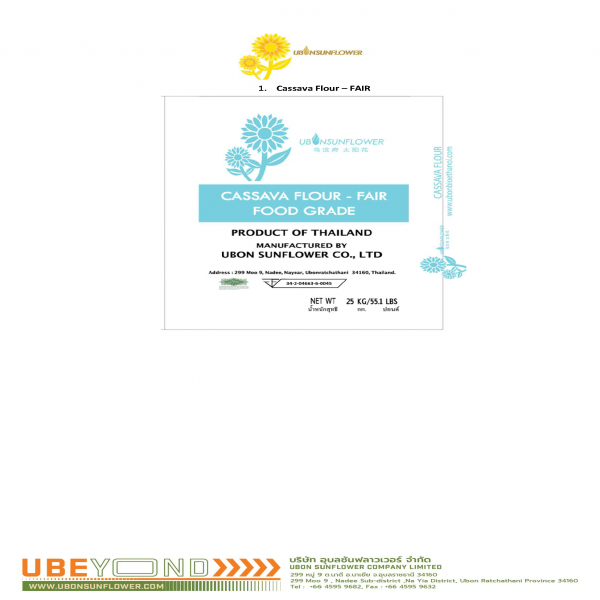 Cassava Flour - FAIR