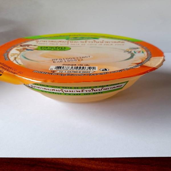 ลูกตาลผสมวุ้นมะพร้าวในน้ำตาลสด