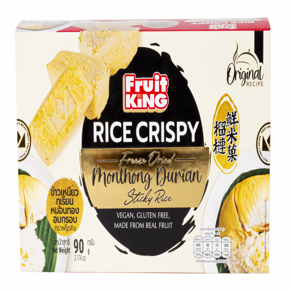 Rice Crispy Freeze Dried Monthong Durian Sticky Rice (Box)