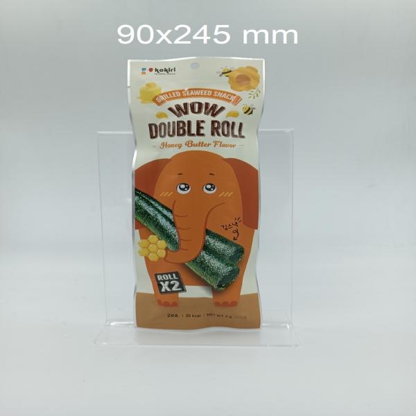 KOKIRI WOW DOUBLE ROLL BRAND GRILLED SEAWEED SNACK HONEY BUTTER FLAVOR