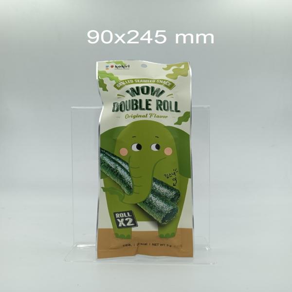 KOKIRI WOW DOUBLE ROLL BRAND GRILLED SEAWEED SNACK ORIGINAL FLAVOR