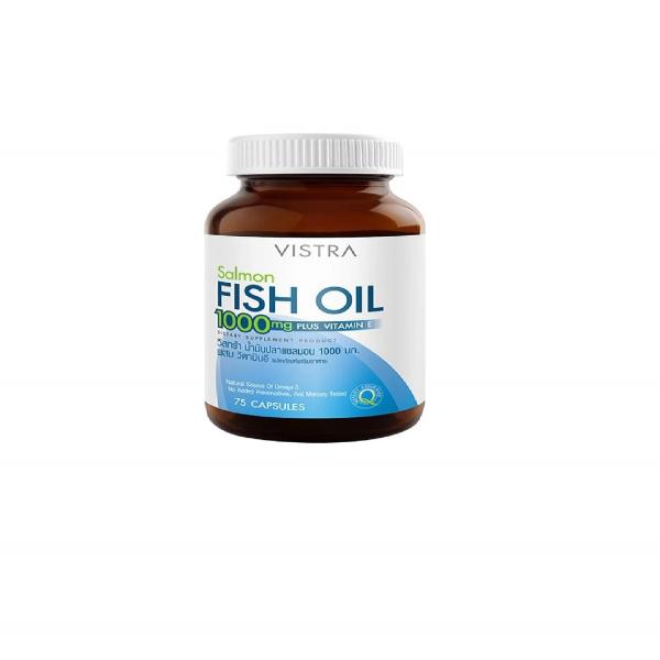 Vistra-Salmon Fish Oil 1000 mg. Plus Vitamin E (Dietary Supplement Product)
