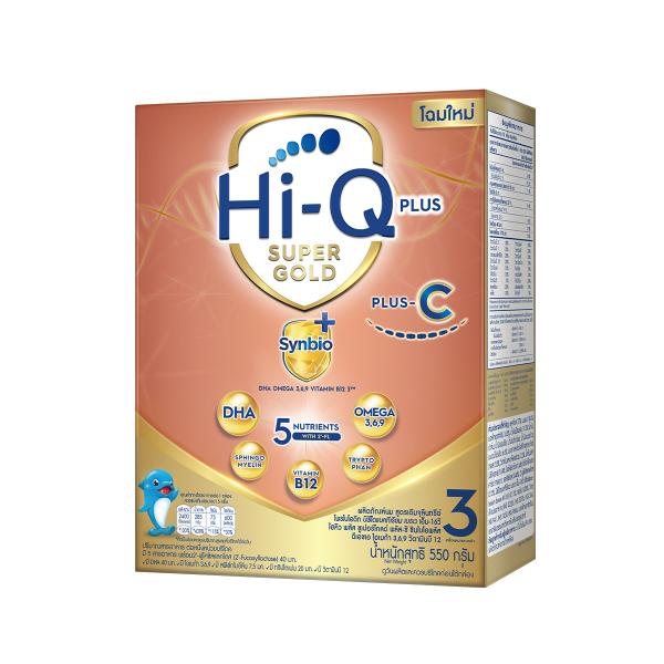 MILK PRODUCT WITH PROBIOTIC, BIFIDOBACTERIUM BREVE M-16V (HI-Q PLUS SUPERGOLD PLUS-C SYNBIO+ DHA OMEGA 3,6,9 VITAMIN B12 3™)