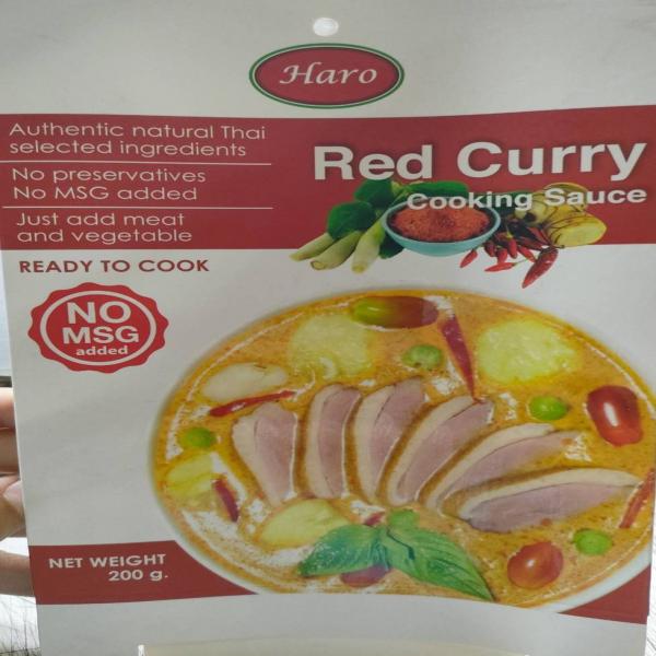 Red Curry Cooking Sauce