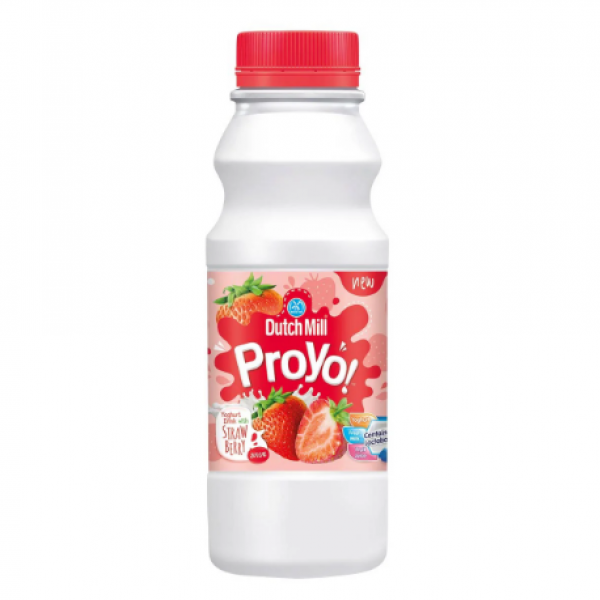 YOGHURT DRINK WITH STRAWBERRY JUICE