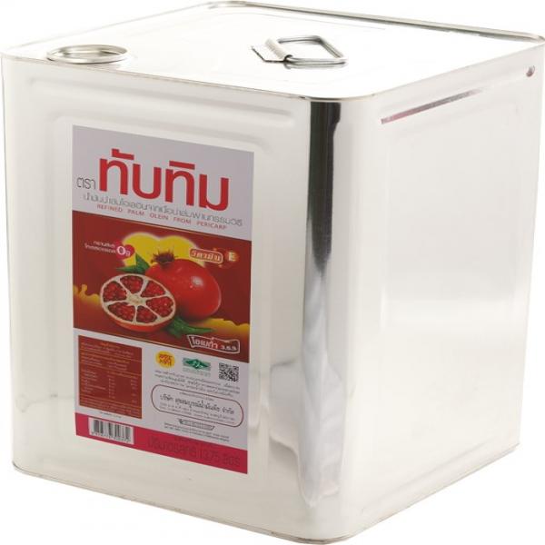 น้ำมันปาล์มโอเลอีนจากเนื้อปาล์มผ่านกรรมวิธี ปี๊บ 13.75 ลิตร