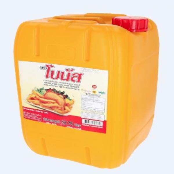 น้ำมันปาล์มโอเลอีนจากเนื้อปาล์มผ่านกรรมวิธี ถัง 13.75 ลิตร