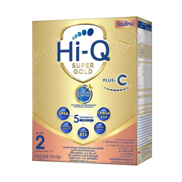 FOLLOW-ON FORMULA WITH PROBIOTIC, BIFIDOBACTERIUM BREVE M-16V (HI-Q SUPERGOLD PLUS-C SYNBIO + DHA OMEGA 3,6,9 SPHINGOMYELIN TRYPTOPHAN VITAMIN B12™)