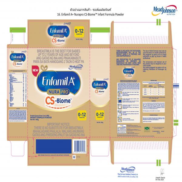 Enfamil A+ Nurapro CS-Biome™ Infant Formula Powder