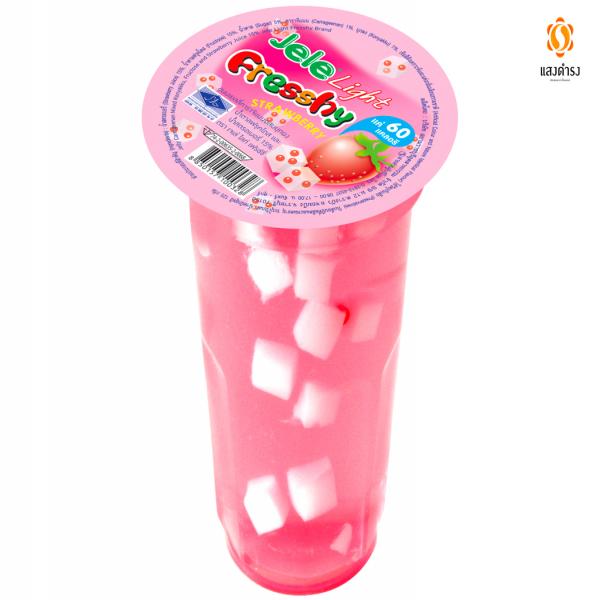 ขนมเยลลี่คาราจีแนนผสมบุกผง และน้ำองุ่นขาว 15% กลิ่นมิกซ์เบอร์รี่
