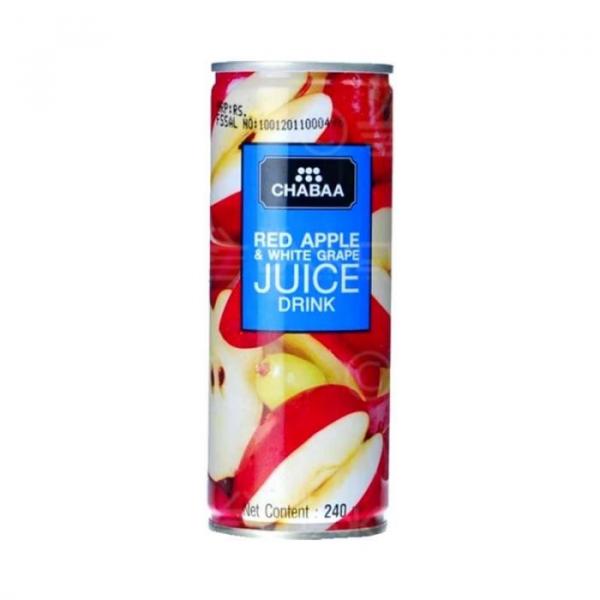 Chabaa Chewy 30% Red Apple & White Grape Juice with Aloe vera Plus Vitamin E