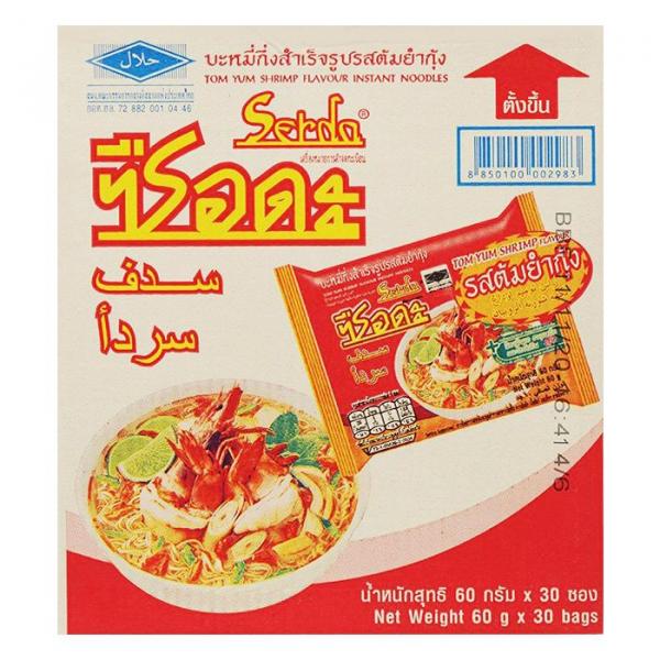 บะหมี่กึ่งสำเร็จรูป  รสต้มยำกุ้ง