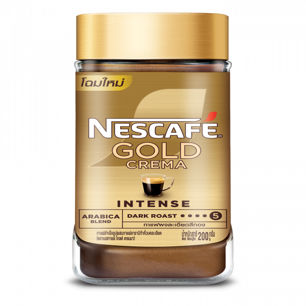 (NESCAFE® GOLD Crema) Instant Coffee Blended with Finely Ground Roasted Arabica Coffee