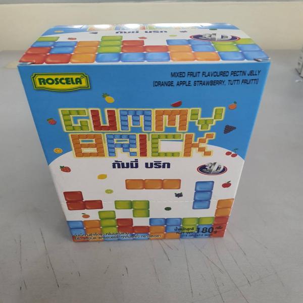 กัมมี่บริก -วุ้นเพ็กทินสำเร็จรูป กลิ่นผลไม้รวม (ส้ม,แอ็ปเปิ้ล, สตรอเบอร์รี่ ,ทุตตี้ฟรุตตี้)