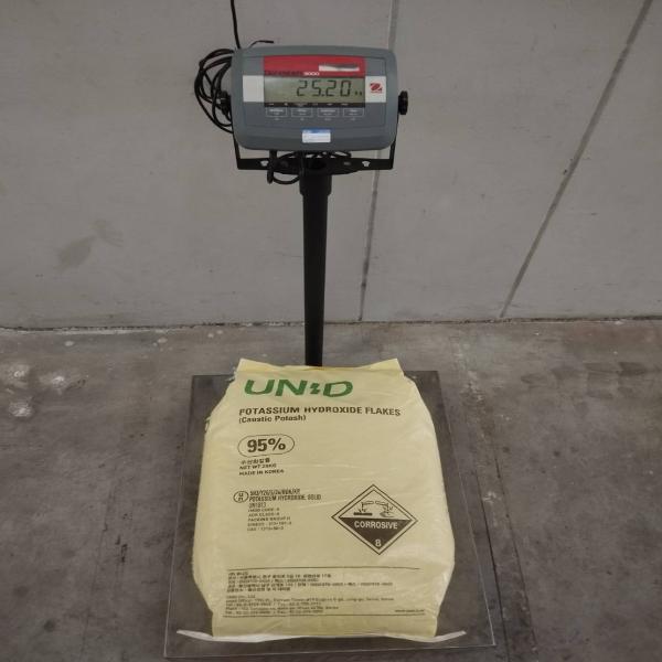 โปตัสเซียม ไฮดรอกไซด์ เกล็ด 95% - UNID CO..LTD / KOREA