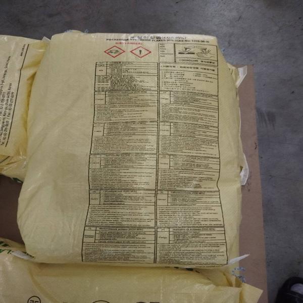 โปตัสเซียม ไฮดรอกไซด์ เกล็ด 95% - UNID CO..LTD / KOREA