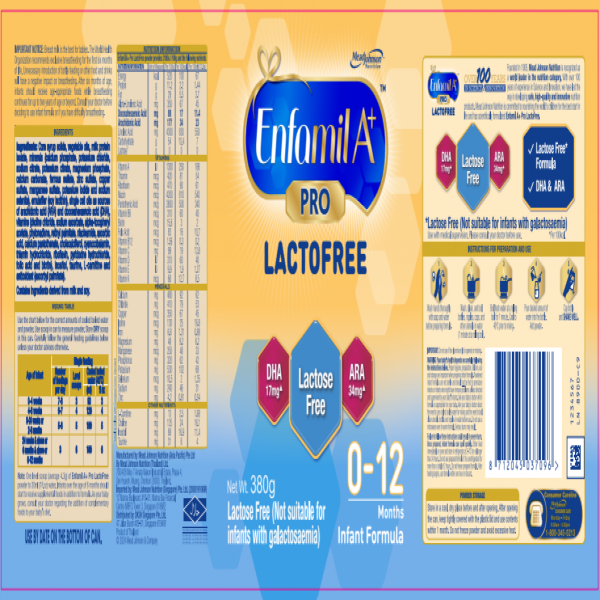 ENFAMIL A+ PRO LACTOFREE