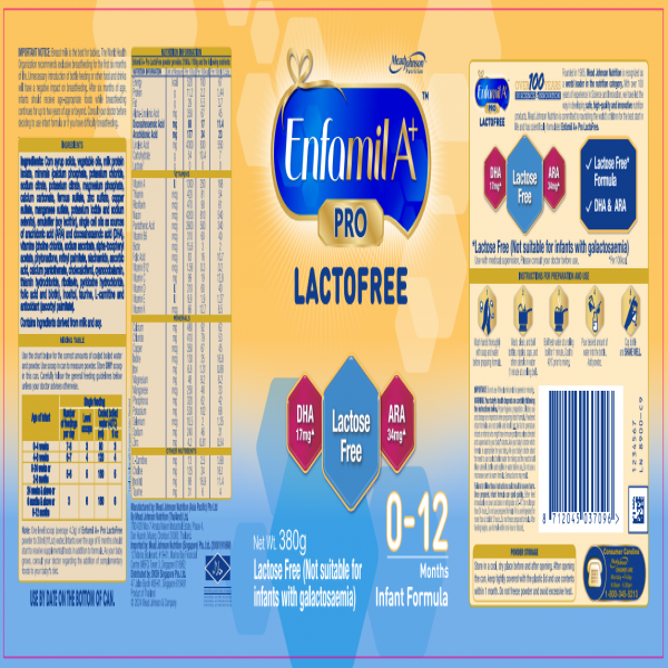 ENFAMIL A+ PRO LACTOFREE