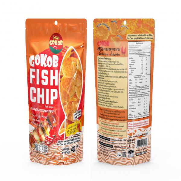Fish Chips Spicy BBQ Flavour GoKob Brand