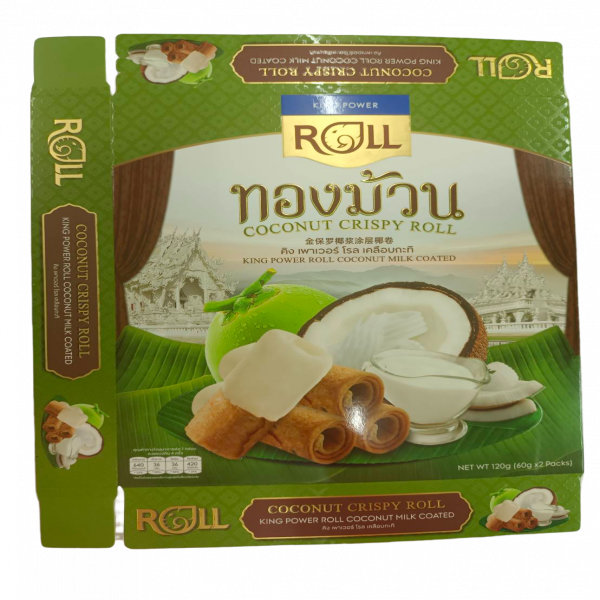 COCONUT CRISPY ROLL KING POWER ROLL COCONUT MILK COATED