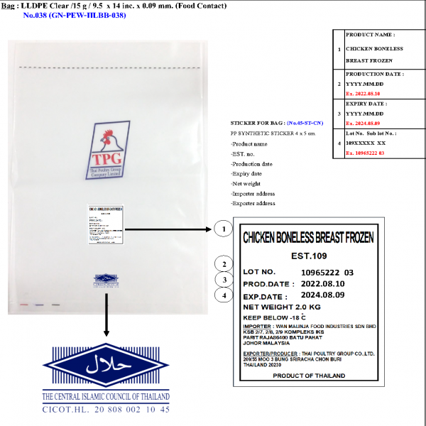 CHICKEN BONELESS BREAST FROZEN