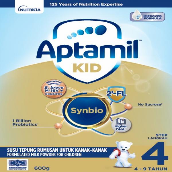 Formulated Milk Powder for Children 4-9 Years (Aptamil Kid) / Susu Tepung Rumusan Untuk Kanak-Kanak 4-9 Tahun (Aptamil Kid)