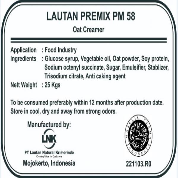 Oat Creamer PM58