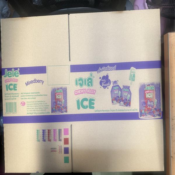 Jelly Carrageenan mixed konyakku powder 5% White Grape Juice Mixedberry flavour (Jele Chewy Jelly Ice Brand)