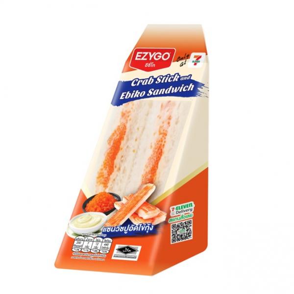 Crab Stick and Ebiko Sandwich (EZYGO Brand)