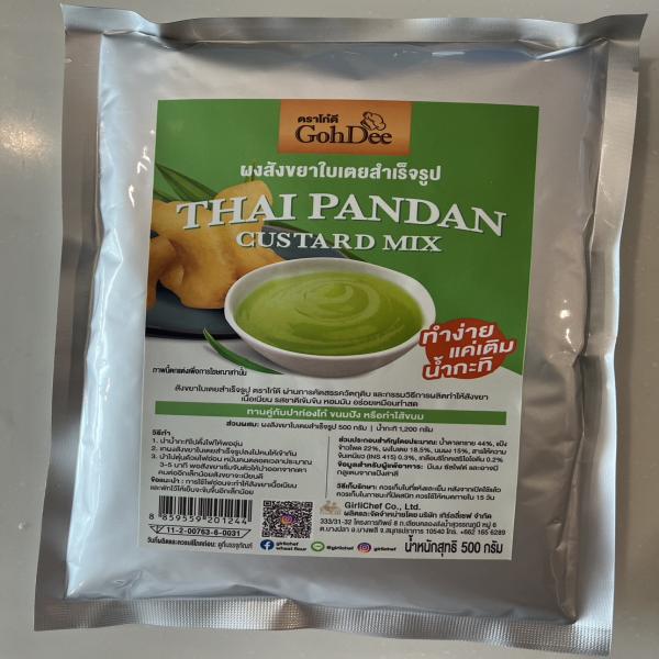 Thai Pandan Custard Mix Gohdee Brand