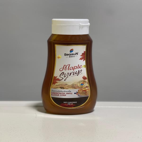 Concentrated maple flavour syrup
