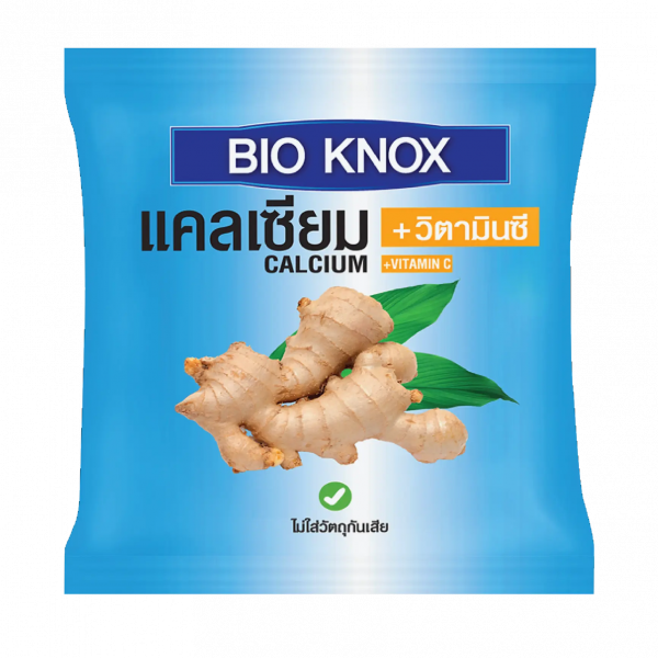 BIO KNOX DIETARY SUPPLEMENT PRODUCT CALCIUM & VITAMIN C PLUS GINGER FLAVOUR