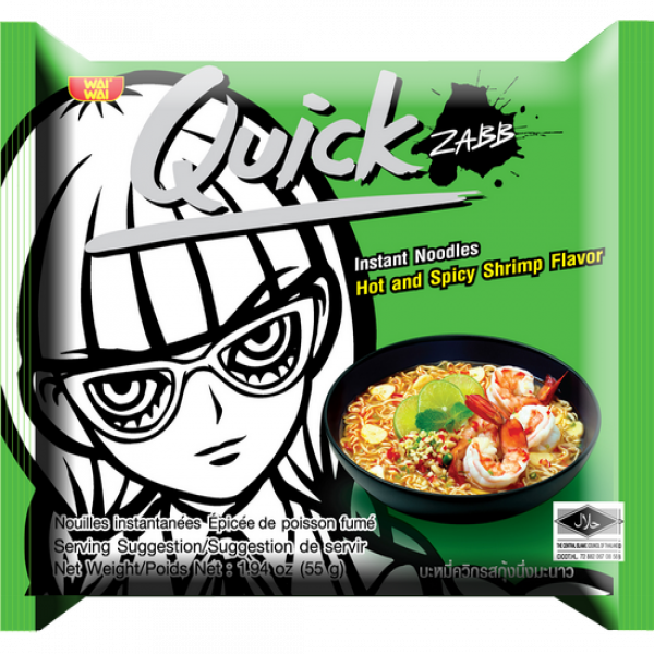 Hot and Spicy Shrimp Flavour Instant Noodles