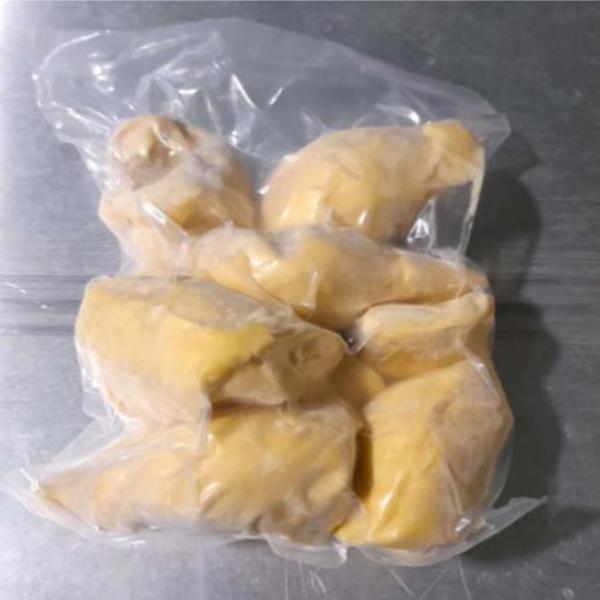 Frozen Durian pulp with seed (bulk pack)