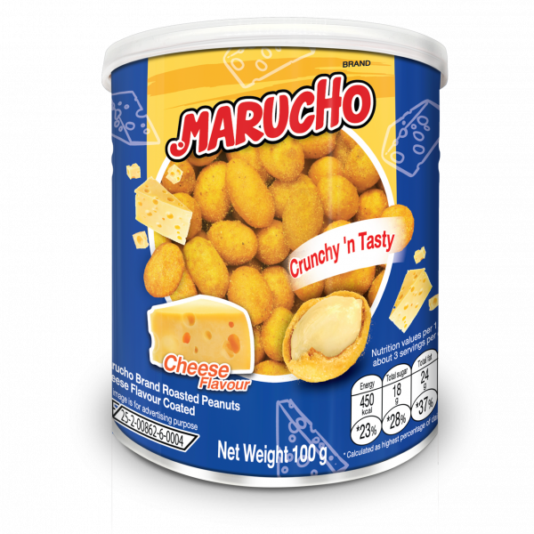 Marucho Brand Roasted Peanuts Cheese Flavour Coated - Eng Ver.
