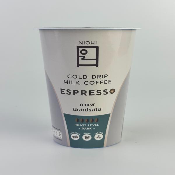 เอสเปรสโซ โคลด์ ดริป มิลค์ คอฟฟี่ เรดี้ ทู ดริ้ง(กาแฟสกัดเย็นปรุงสำเร็จพร้อมดื่มผสมนม) (ตรานิชิ)